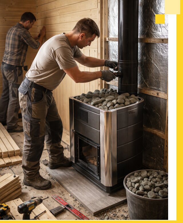 Проектирование и строительство парилок для бани в Стерлитамаке под ключ