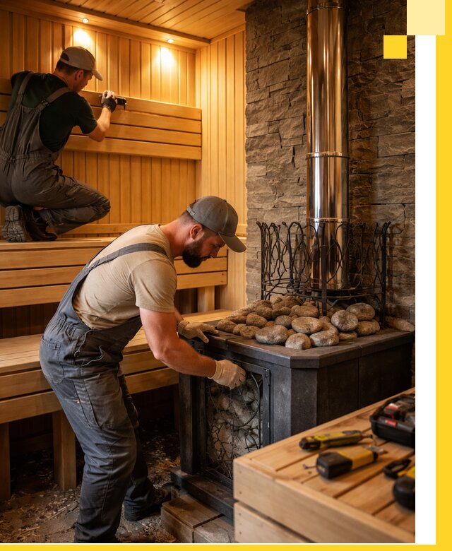 Комплексный дизайн бань, саун и зон отдыха в Стерлитамаке