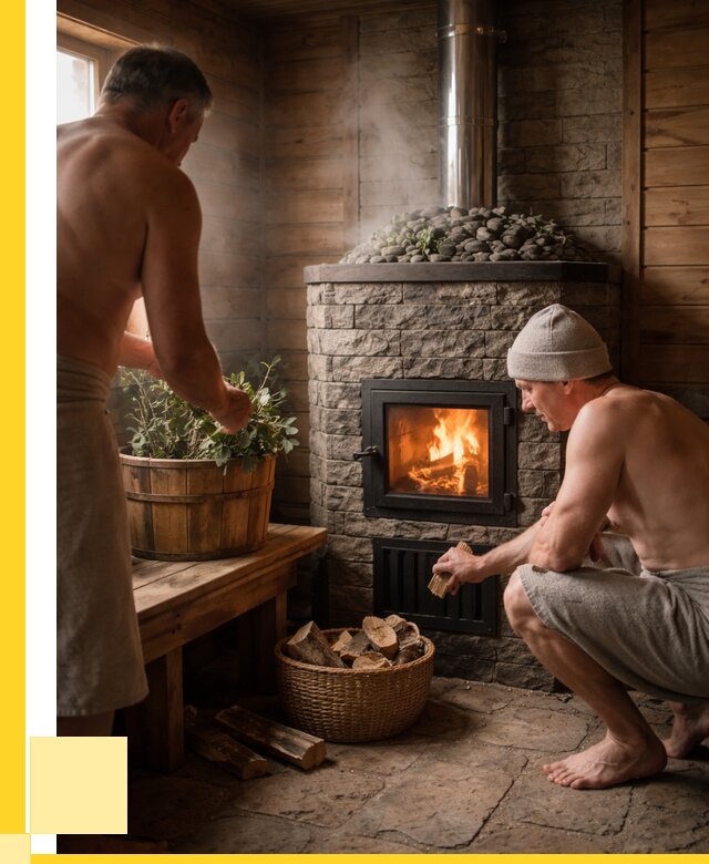 Банные печи под ключ в Стерлитамаке от 46346 р. | ЭриданСтм кирпичная