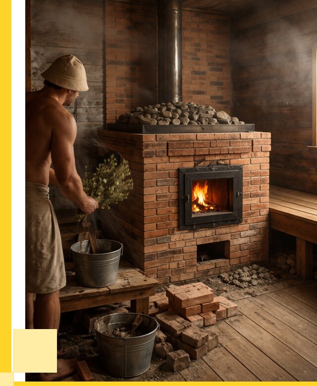 Кирпичные банные печи в Стерлитамаке от 92691 р. | ЭриданСтм