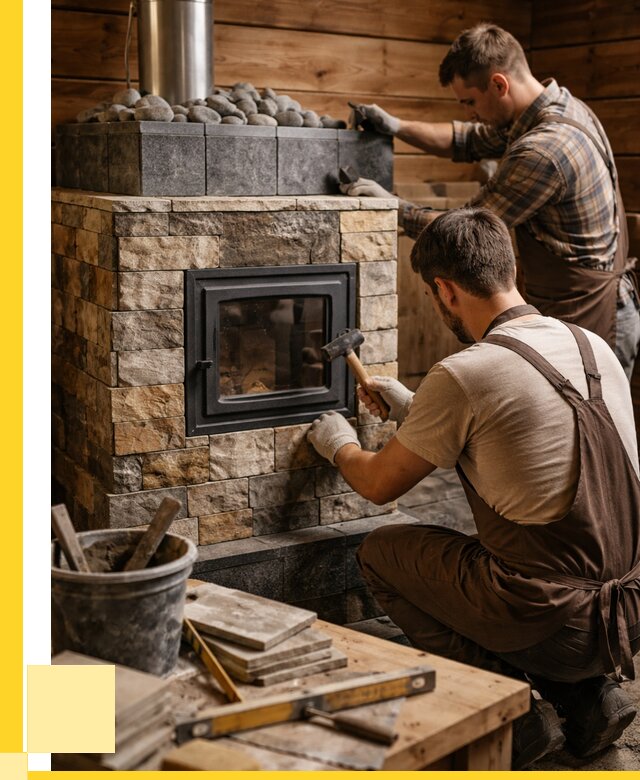 Облицовка банной печи в Стерлитамаке от 15449 р. | ЭриданСтм