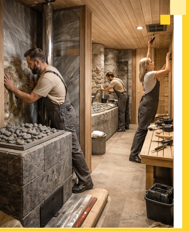 Строительство бань и SPA процедур в Стерлитамаке под ключ и отделкой