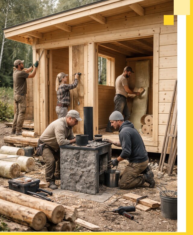 Купить баню под ключ в Стерлитамаке строительство монтаж отделка