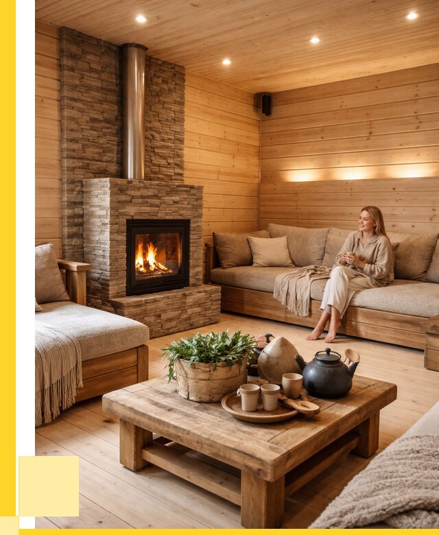 Проект бани с комнатой отдыха в Стерлитамаке от 36047 р. | ЭриданСтм