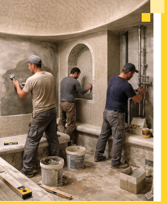 Профессиональный монтаж хамамов под ключ в Стерлитамаке с гарантией