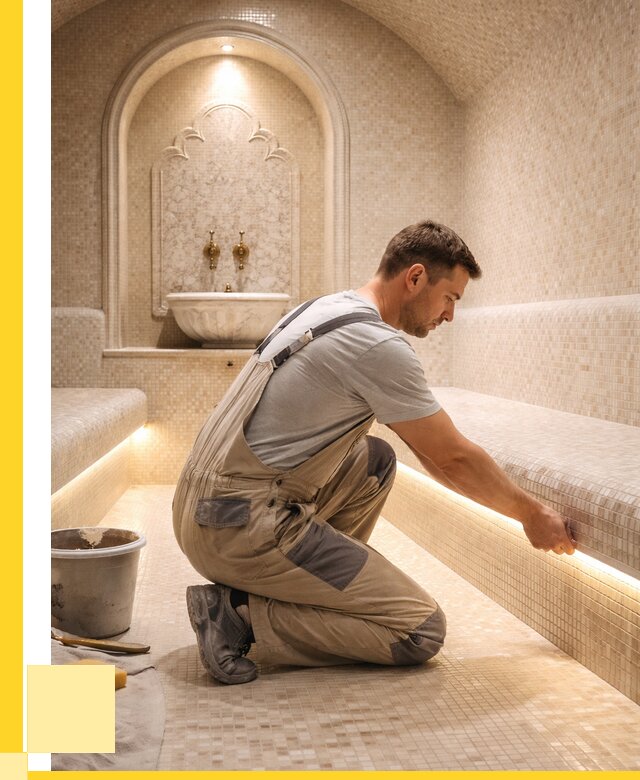 Отделка хамамов под ключ в Стерлитамаке от 5664 р. | ЭриданСтм