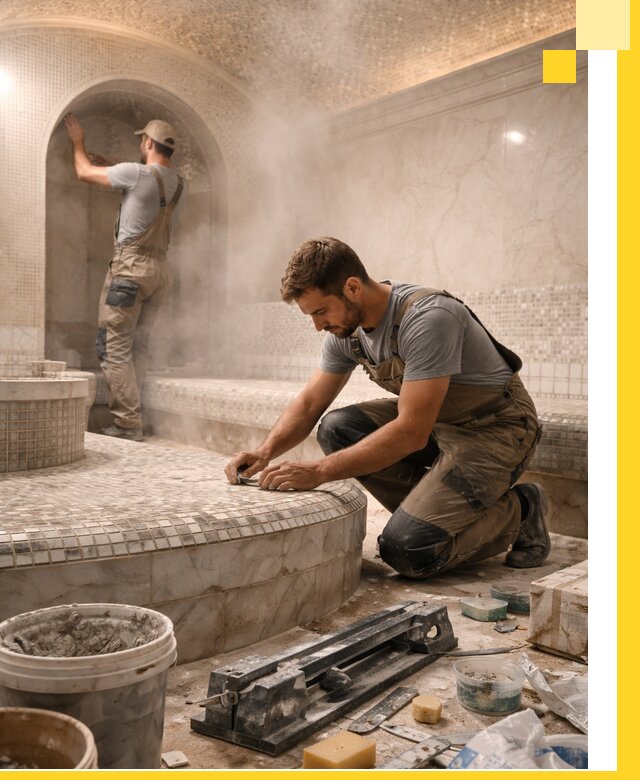 Профессиональный дизайн хамама и SPA под ключ в Стерлитамаке